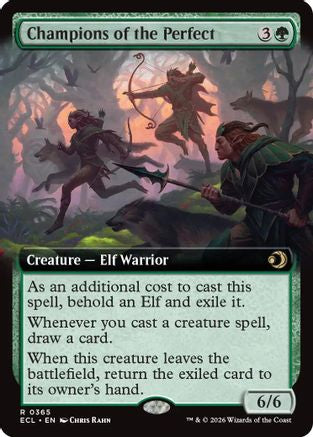 Champions of the Perfect (Extended Art) (ECL-365) - Lorwyn Eclipsed Foil | Grognard Games