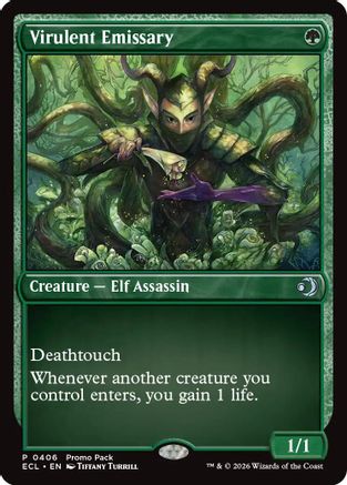 Virulent Emissary (PPECL-406) - Promo Pack: Lorwyn Eclipsed | Grognard Games