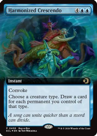 Harmonized Crescendo (Extended Art) (BABP-408) - Buy-A-Box Promos Foil | Grognard Games