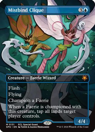 Mistbind Clique (Borderless) (SPG-131) - Special Guests Foil | Grognard Games
