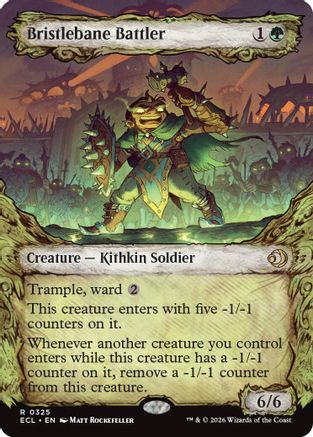 Bristlebane Battler (Showcase) (ECL-325) - Lorwyn Eclipsed Foil | Grognard Games