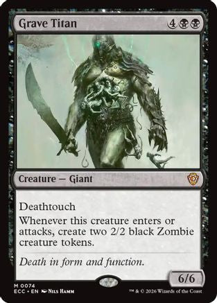 Grave Titan (ECC-074) - Commander: Lorwyn Eclipsed | Grognard Games