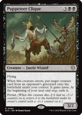 Puppeteer Clique (ECC-084) - Commander: Lorwyn Eclipsed | Grognard Games
