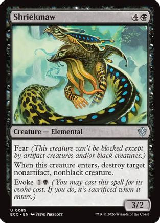 Shriekmaw (ECC-085) - Commander: Lorwyn Eclipsed | Grognard Games