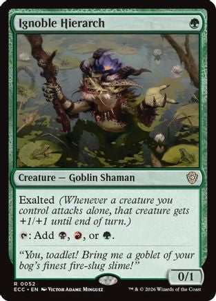 Ignoble Hierarch (ECC-052) - Commander: Lorwyn Eclipsed | Grognard Games
