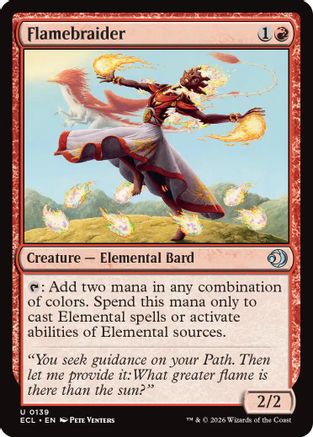 Flamebraider (ECL-139) - Lorwyn Eclipsed Foil | Grognard Games
