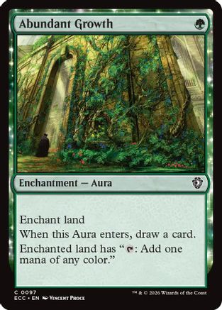 Abundant Growth (ECC-097) - Commander: Lorwyn Eclipsed | Grognard Games