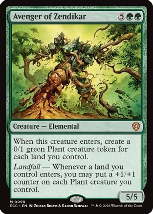 Avenger of Zendikar (ECC-098) - Commander: Lorwyn Eclipsed | Grognard Games