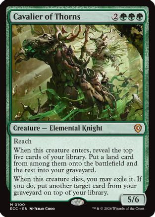 Cavalier of Thorns (ECC-100) - Commander: Lorwyn Eclipsed | Grognard Games