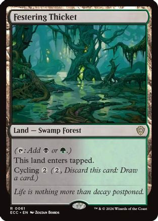 Festering Thicket (ECC-061) - Commander: Lorwyn Eclipsed | Grognard Games