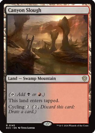 Canyon Slough (ECC-145) - Commander: Lorwyn Eclipsed | Grognard Games