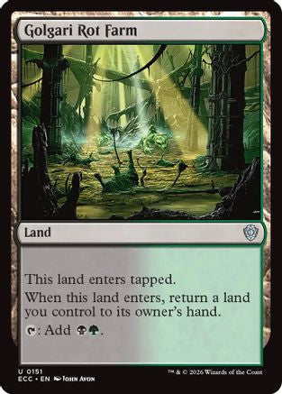 Golgari Rot Farm (ECC-151) - Commander: Lorwyn Eclipsed | Grognard Games