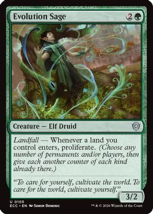 Evolution Sage (ECC-105) - Commander: Lorwyn Eclipsed | Grognard Games