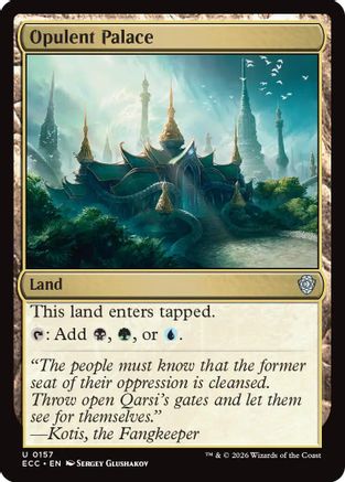 Opulent Palace (ECC-157) - Commander: Lorwyn Eclipsed | Grognard Games