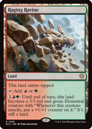 Raging Ravine (ECC-160) - Commander: Lorwyn Eclipsed | Grognard Games
