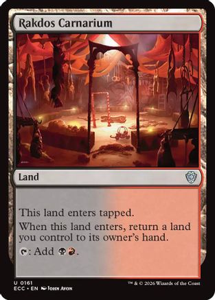 Rakdos Carnarium (ECC-161) - Commander: Lorwyn Eclipsed | Grognard Games