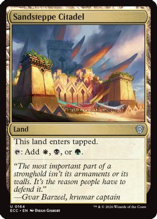 Sandsteppe Citadel (ECC-164) - Commander: Lorwyn Eclipsed | Grognard Games