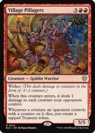 Village Pillagers (ECC-014) - Commander: Lorwyn Eclipsed | Grognard Games