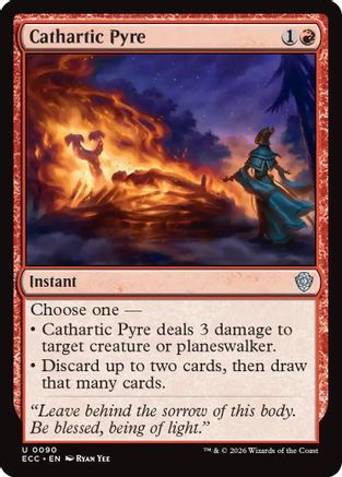 Cathartic Pyre (ECC-090) - Commander: Lorwyn Eclipsed | Grognard Games