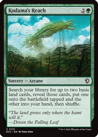 Kodama's Reach (ECC-113) - Commander: Lorwyn Eclipsed | Grognard Games