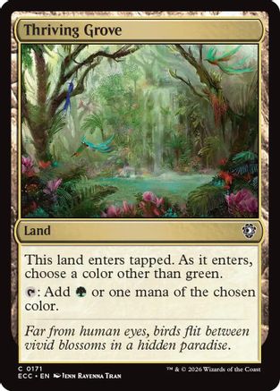 Thriving Grove (ECC-171) - Commander: Lorwyn Eclipsed | Grognard Games
