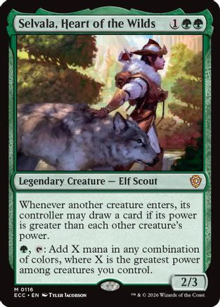 Selvala, Heart of the Wilds (ECC-116) - Commander: Lorwyn Eclipsed | Grognard Games