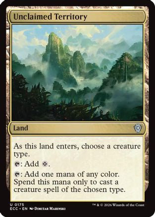 Unclaimed Territory (ECC-175) - Commander: Lorwyn Eclipsed | Grognard Games