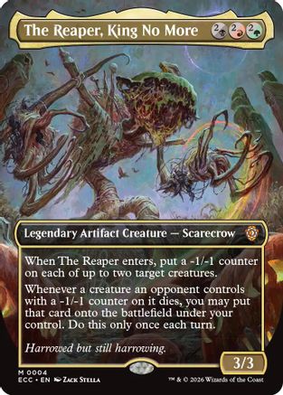 The Reaper, King No More (Borderless) (ECC-004) - Commander: Lorwyn Eclipsed | Grognard Games