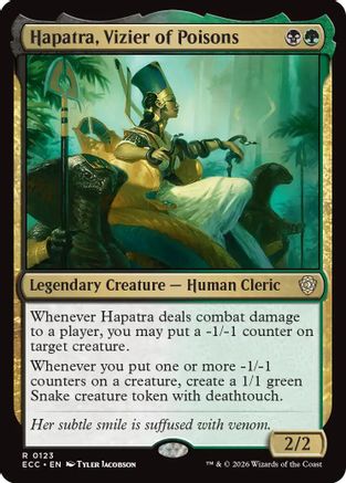 Hapatra, Vizier of Poisons (ECC-123) - Commander: Lorwyn Eclipsed | Grognard Games