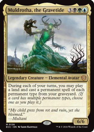 Muldrotha, the Gravetide (ECC-128) - Commander: Lorwyn Eclipsed | Grognard Games
