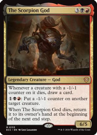 The Scorpion God (ECC-133) - Commander: Lorwyn Eclipsed | Grognard Games