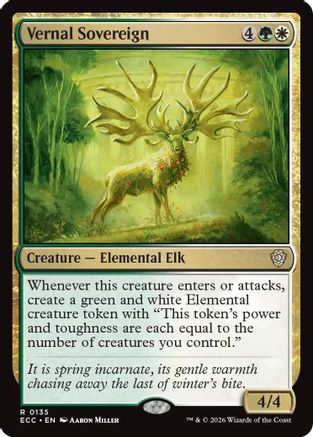 Vernal Sovereign (ECC-135) - Commander: Lorwyn Eclipsed | Grognard Games