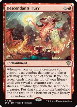 Descendants' Fury (ECC-093) - Commander: Lorwyn Eclipsed | Grognard Games