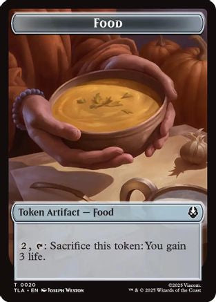 Food (0020) // Ally (0007) Double-Sided Token (TLA-20 // 7) - Avatar: The Last Airbender | Grognard Games