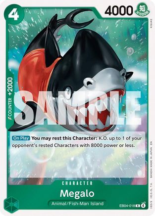 Megalo (EB04-018) - The Azure Sea's Seven Foil | Grognard Games