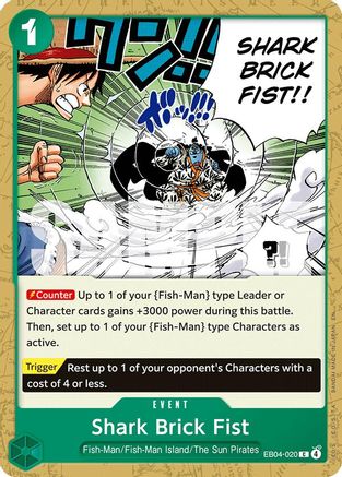 Shark Brick Fist (EB04-020) - The Azure Sea's Seven | Grognard Games