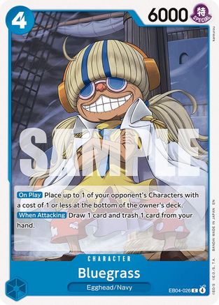 Bluegrass (EB04-026) - The Azure Sea's Seven | Grognard Games