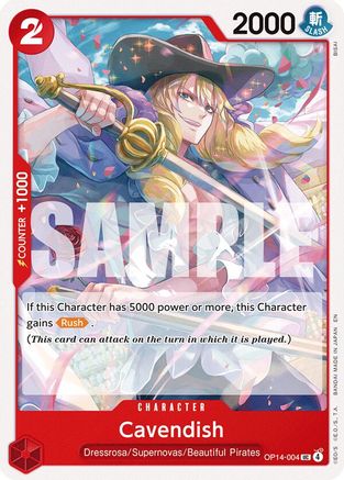 Cavendish (OP14-004) - The Azure Sea's Seven | Grognard Games