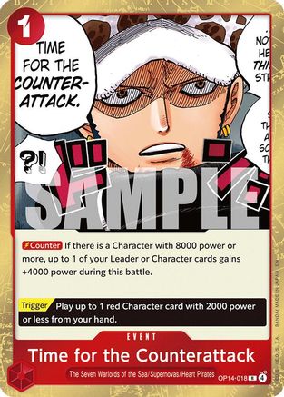 Time for the Counterattack (OP14-018) - The Azure Sea's Seven Foil | Grognard Games