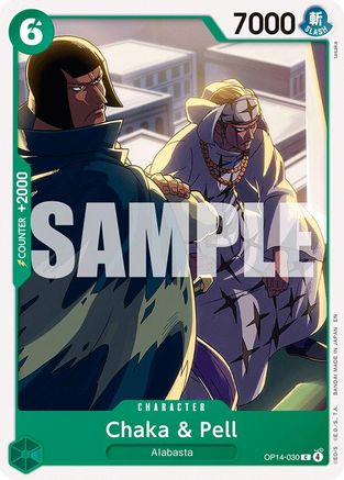 Chaka & Pell - OP14-030 (OP14-030) - The Azure Sea's Seven | Grognard Games
