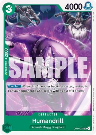 Humandrill (OP14-032) - The Azure Sea's Seven | Grognard Games
