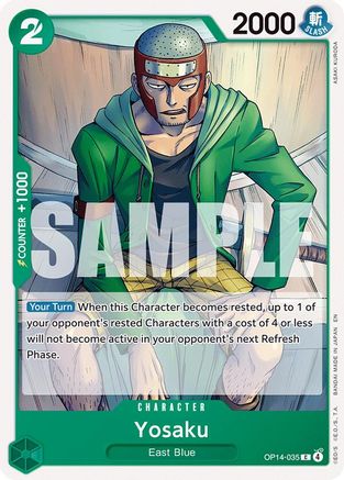 Yosaku (OP14-035) - The Azure Sea's Seven | Grognard Games