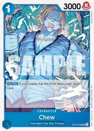 Chew (OP14-050) - The Azure Sea's Seven | Grognard Games