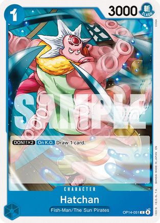 Hatchan (OP14-051) - The Azure Sea's Seven | Grognard Games