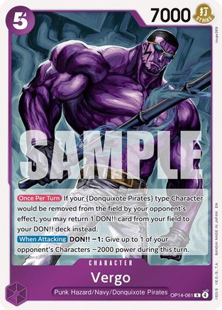 Vergo (OP14-061) - The Azure Sea's Seven Foil | Grognard Games