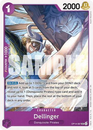 Dellinger (OP14-067) - The Azure Sea's Seven | Grognard Games