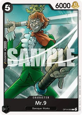 Mr.9 (OP14-095) - The Azure Sea's Seven | Grognard Games