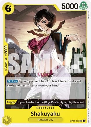Shakuyaku (OP14-107) - The Azure Sea's Seven | Grognard Games