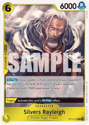 Silvers Rayleigh (OP14-108) - The Azure Sea's Seven Foil | Grognard Games