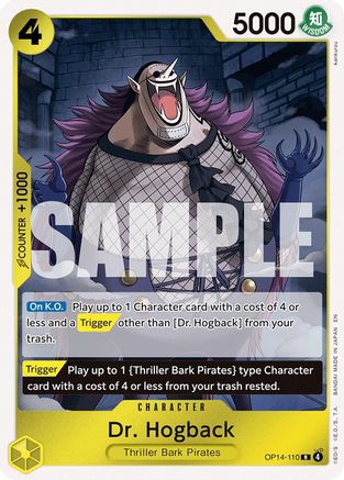 Dr. Hogback (OP14-110) - The Azure Sea's Seven Foil | Grognard Games